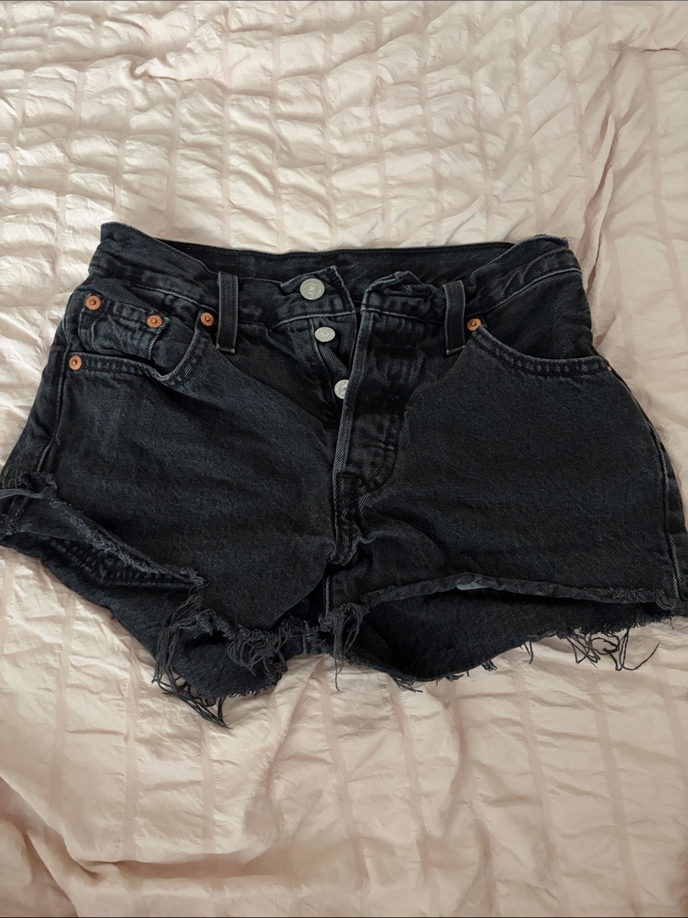501 Levi Distressed Denim jeans Shorts